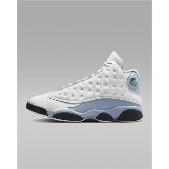NEW IN BOX w/ Multiple Sizes Air Jordan 13 Retro White/Blue Grey/Black/Yellow - Picture 7 of 8